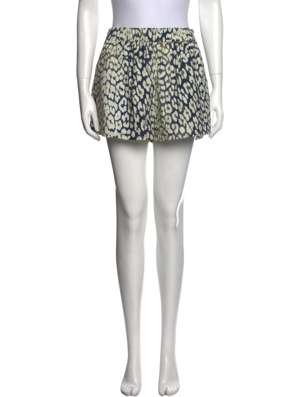 Ganni Printed Mini Shorts - image 1