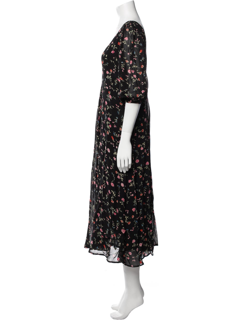 Ganni Floral Print Long Dress - image 2