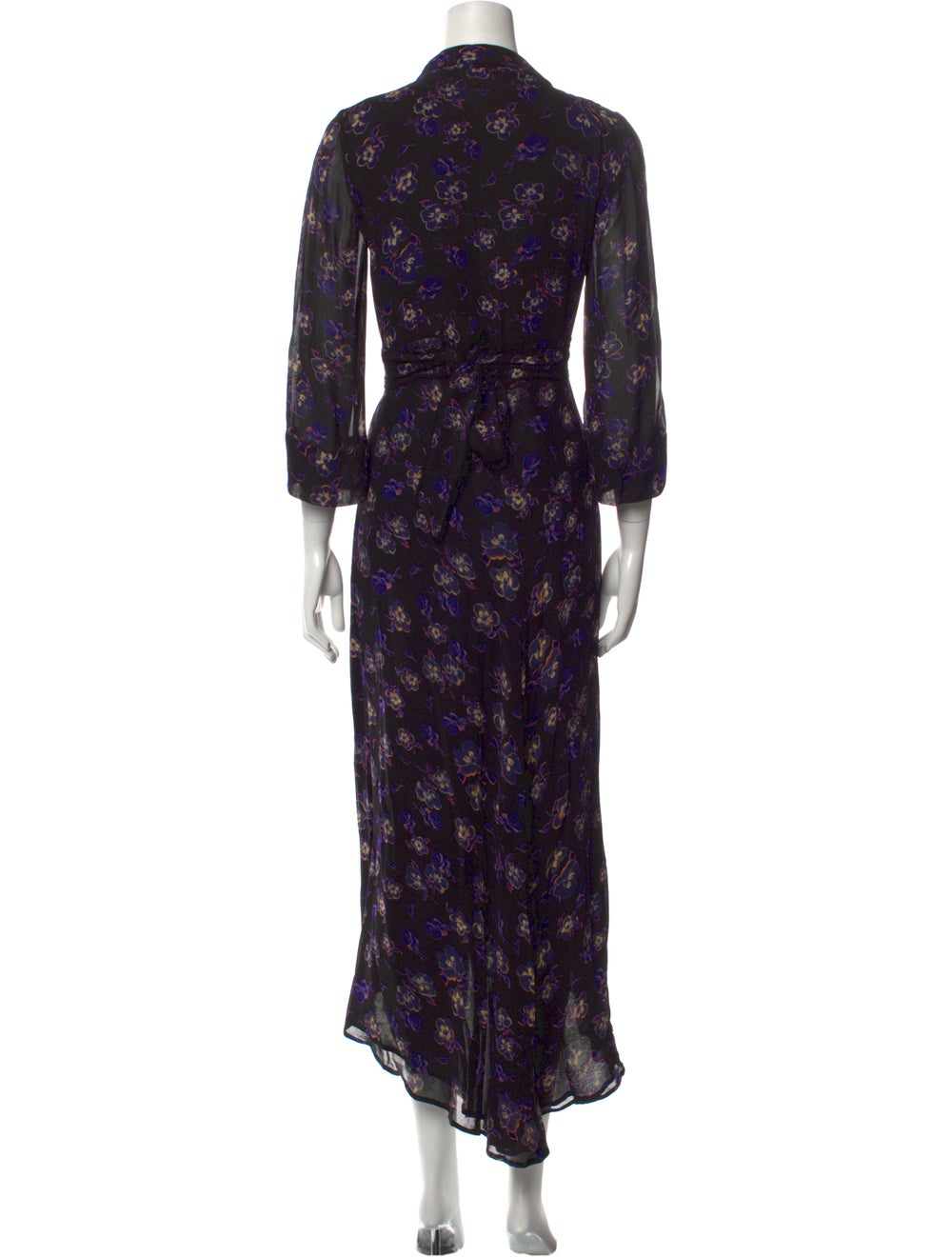 Ganni Floral Print Long Dress - image 3