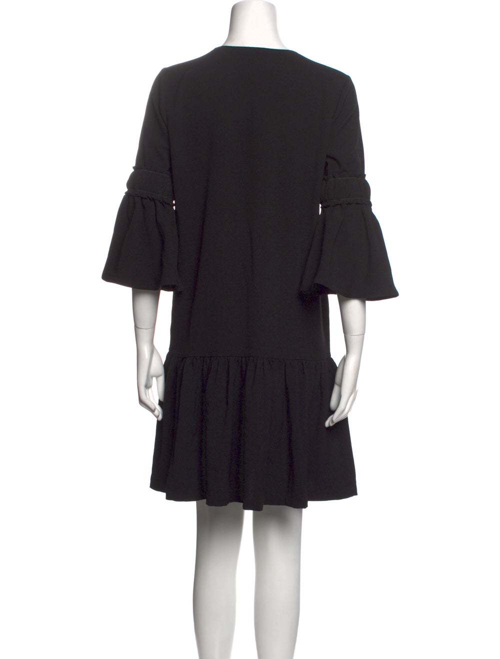 Ganni V-Neck Mini Dress - image 3