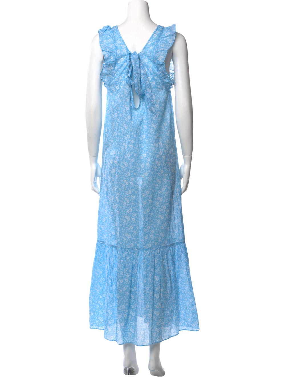 Ganni V-Neck Long Dress - image 3