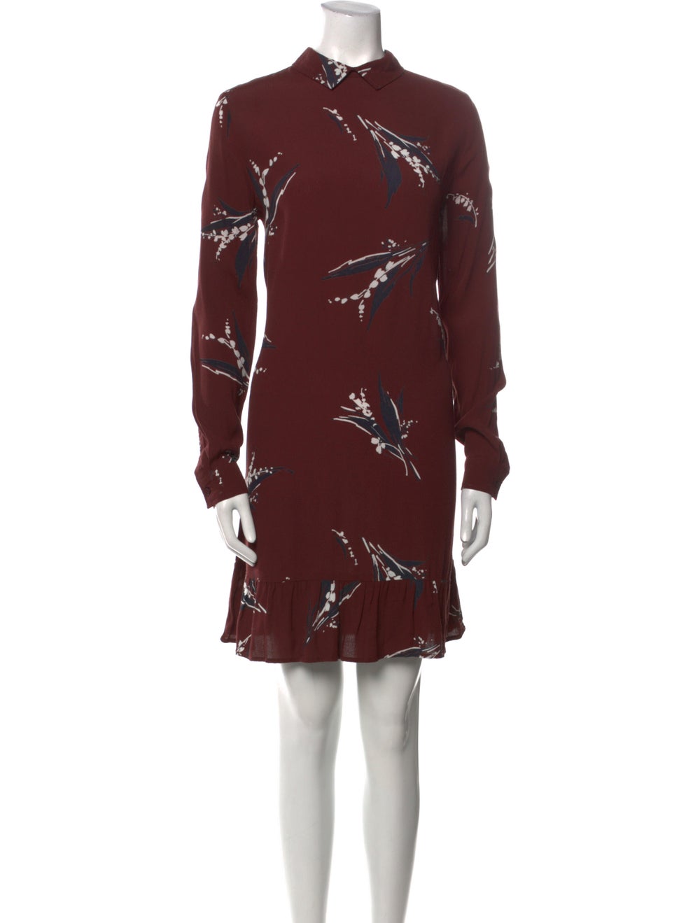 Ganni Floral Print Mini Dress - image 1