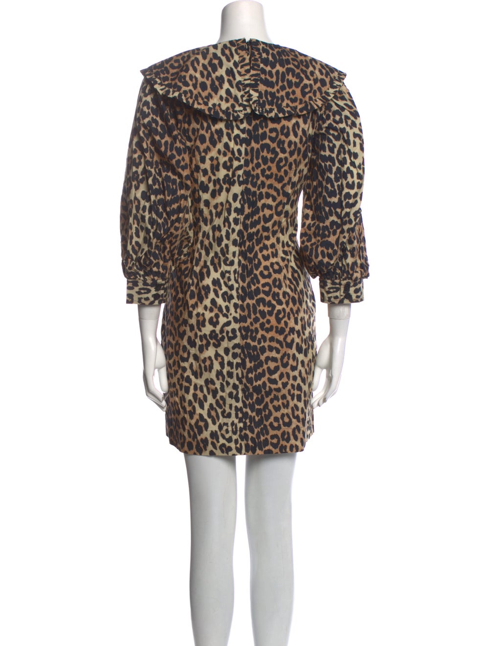 Ganni Animal Print Mini Dress - image 3