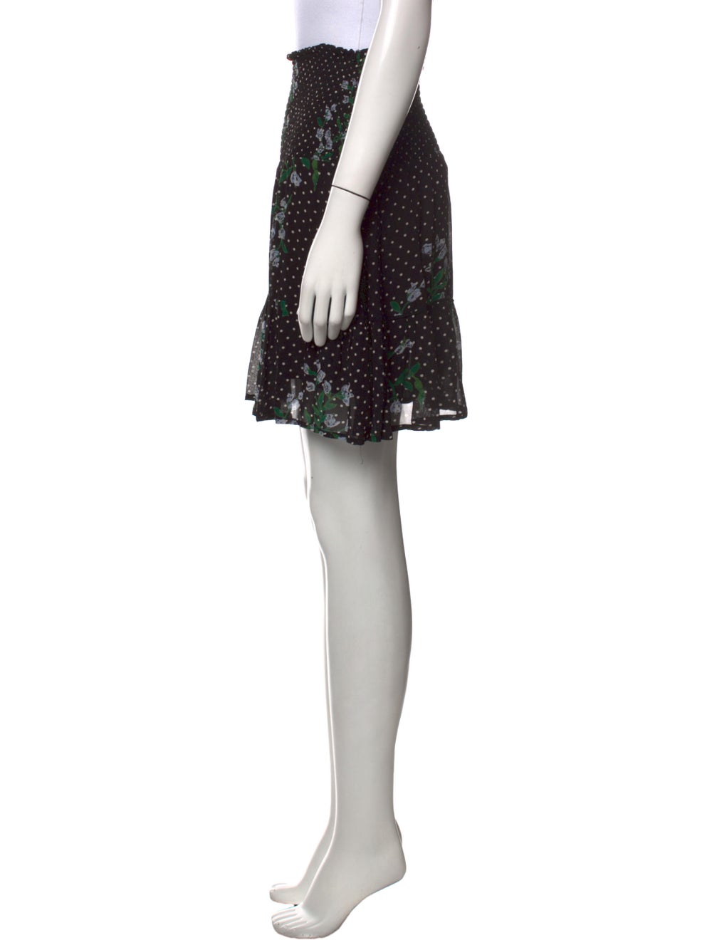 Ganni Floral Print Mini Skirt - image 2