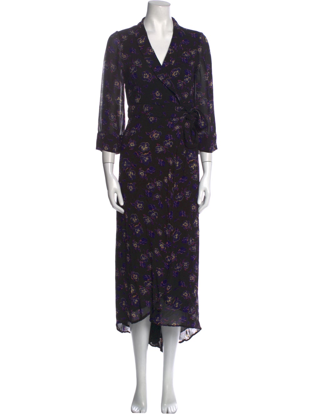 Ganni Floral Print Midi Length Dress - image 1
