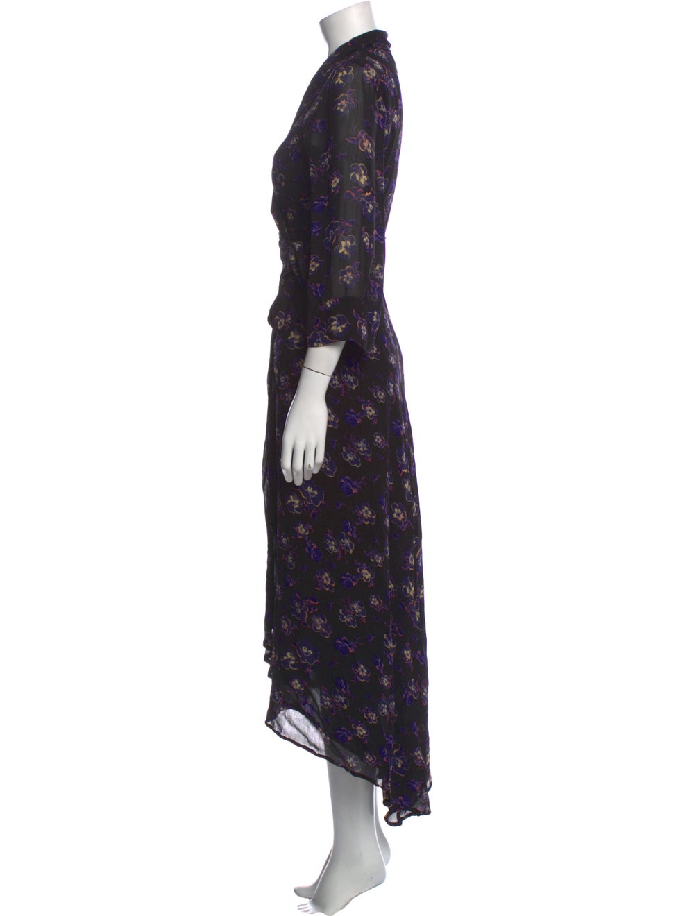 Ganni Floral Print Midi Length Dress - image 2