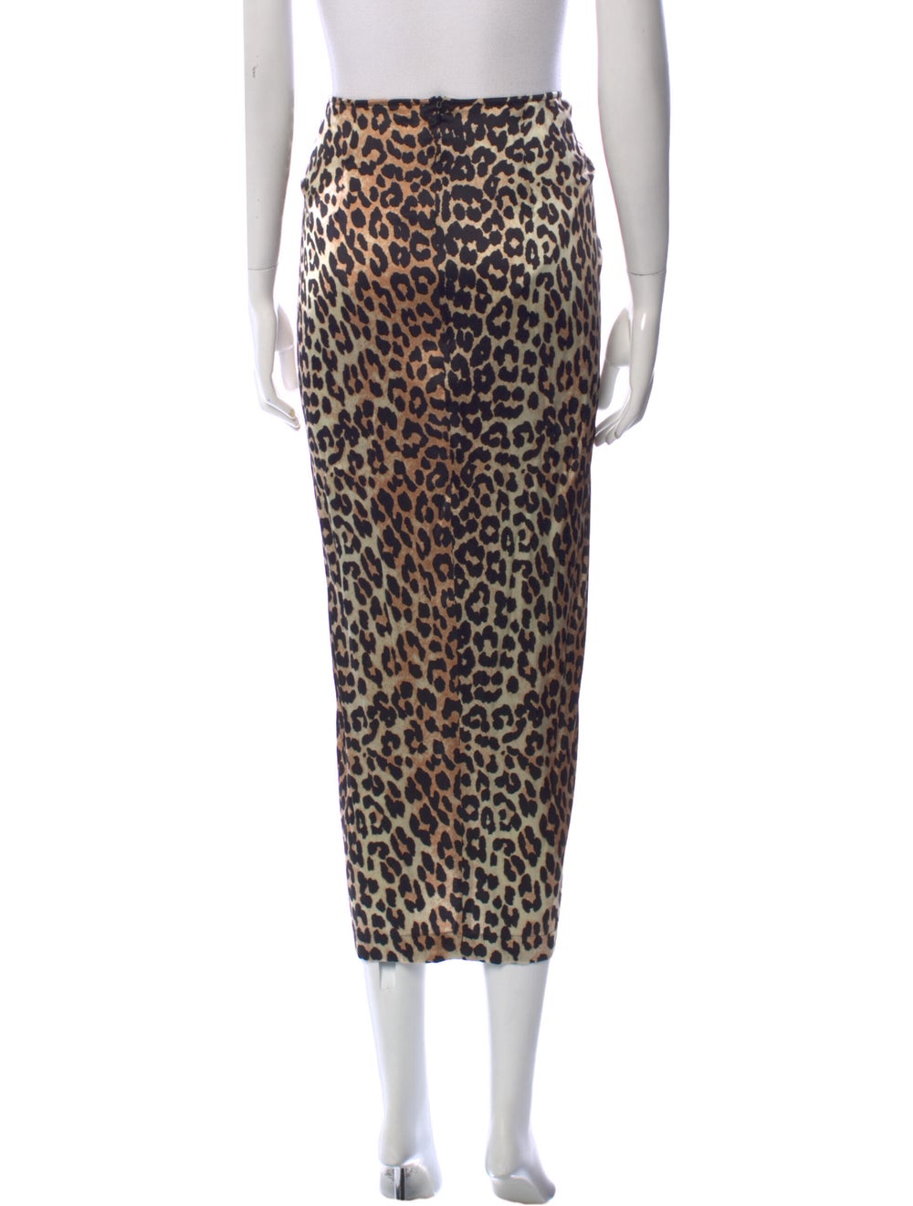 Ganni Silk Midi Length Skirt - image 3