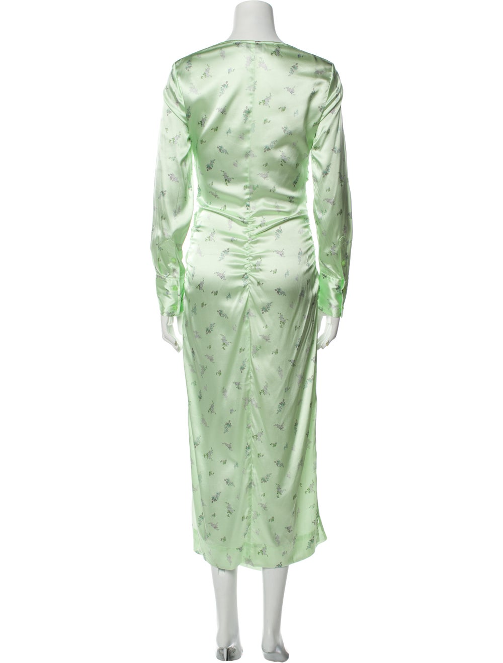 Ganni Silk Long Dress - image 3