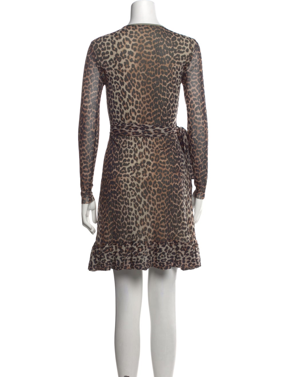 Ganni Animal Print Mini Dress - image 3