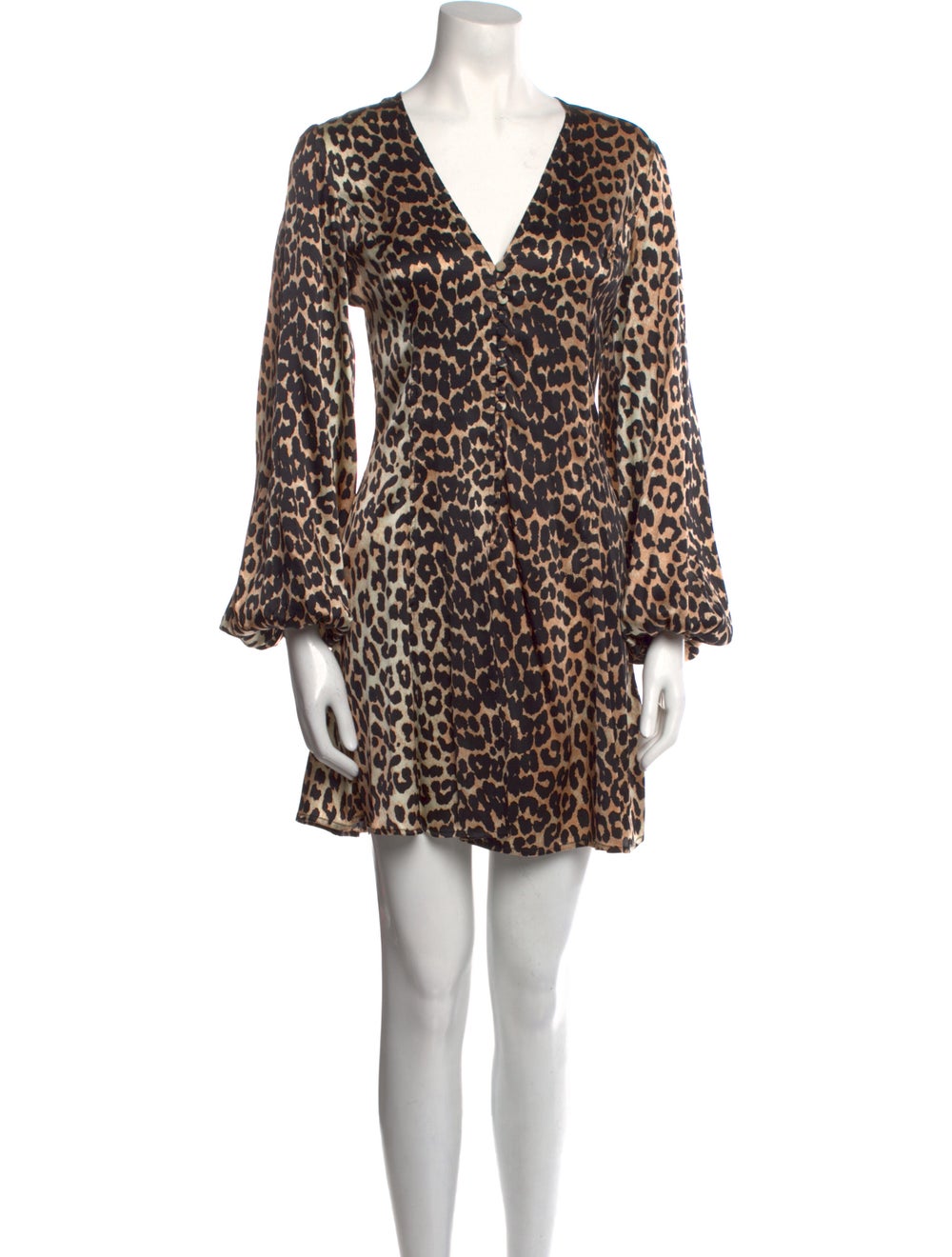 Ganni Silk Mini Dress - image 1