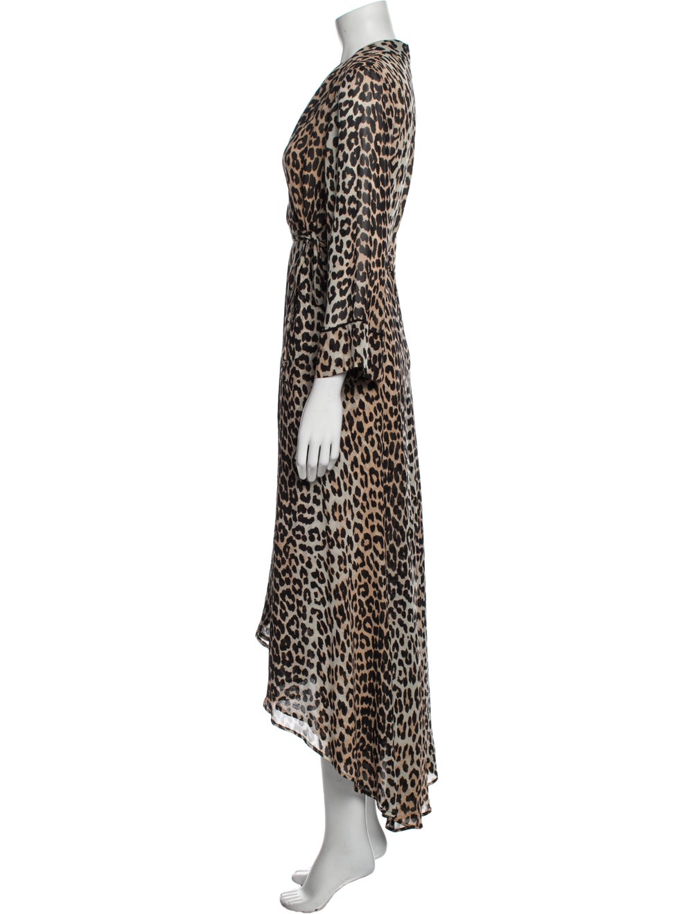 Ganni Animal Print Long Dress - image 2