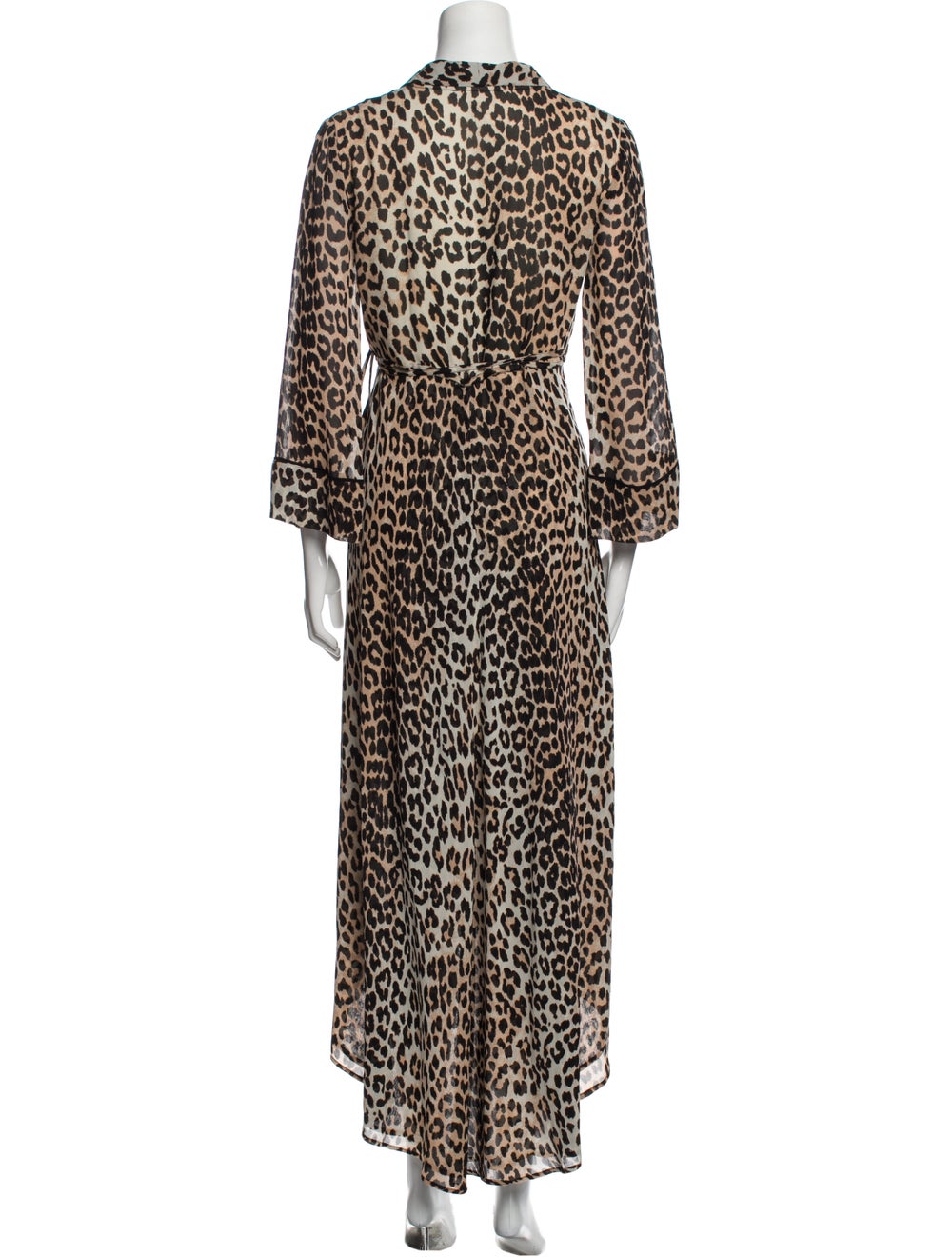 Ganni Animal Print Long Dress - image 3