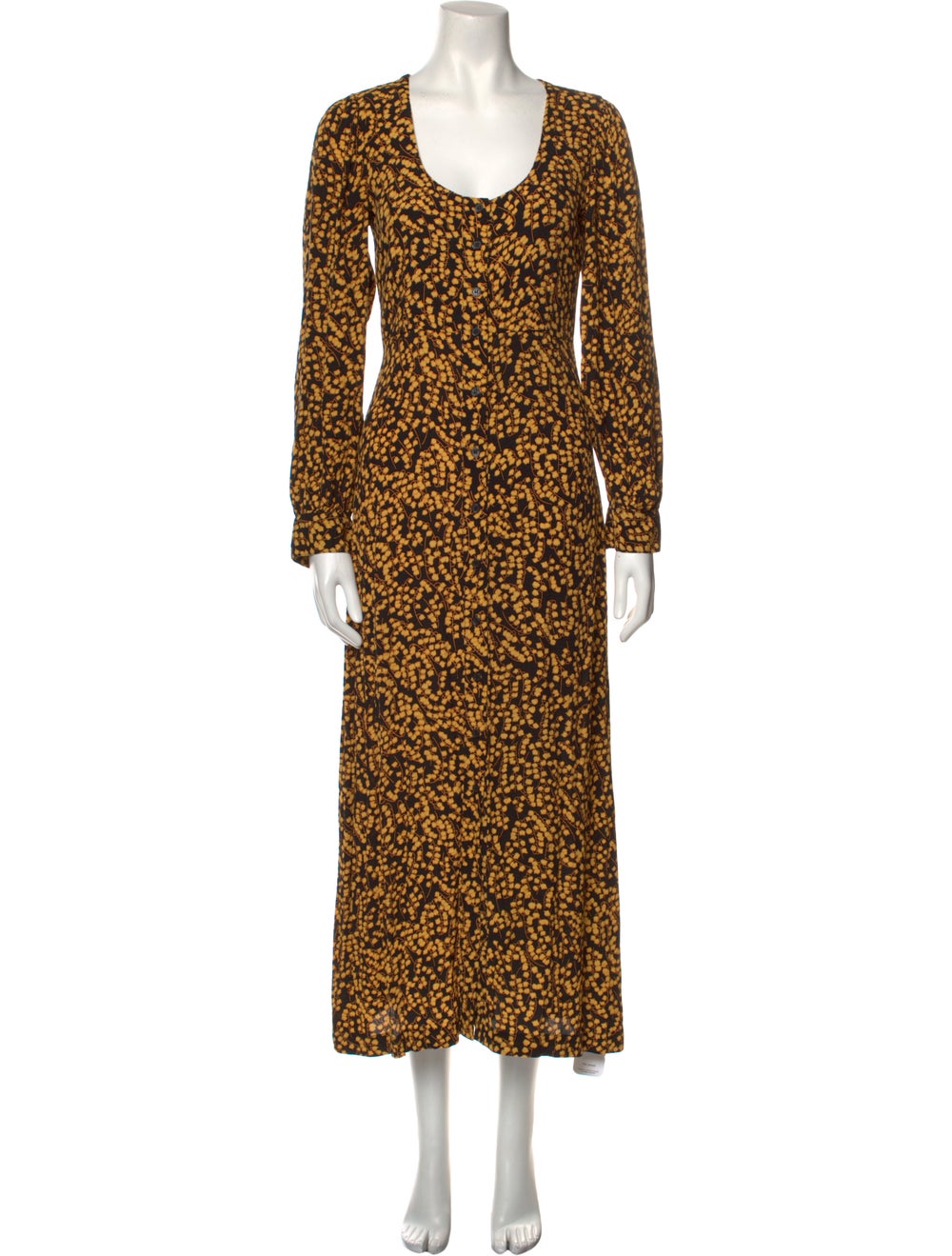 Ganni Printed Long Dress - image 1