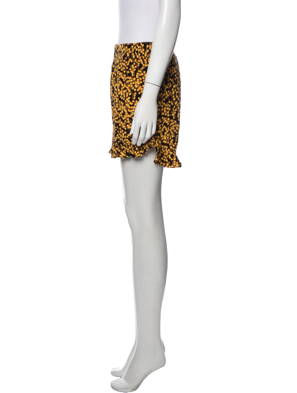 Ganni Floral Print Mini Shorts - image 2