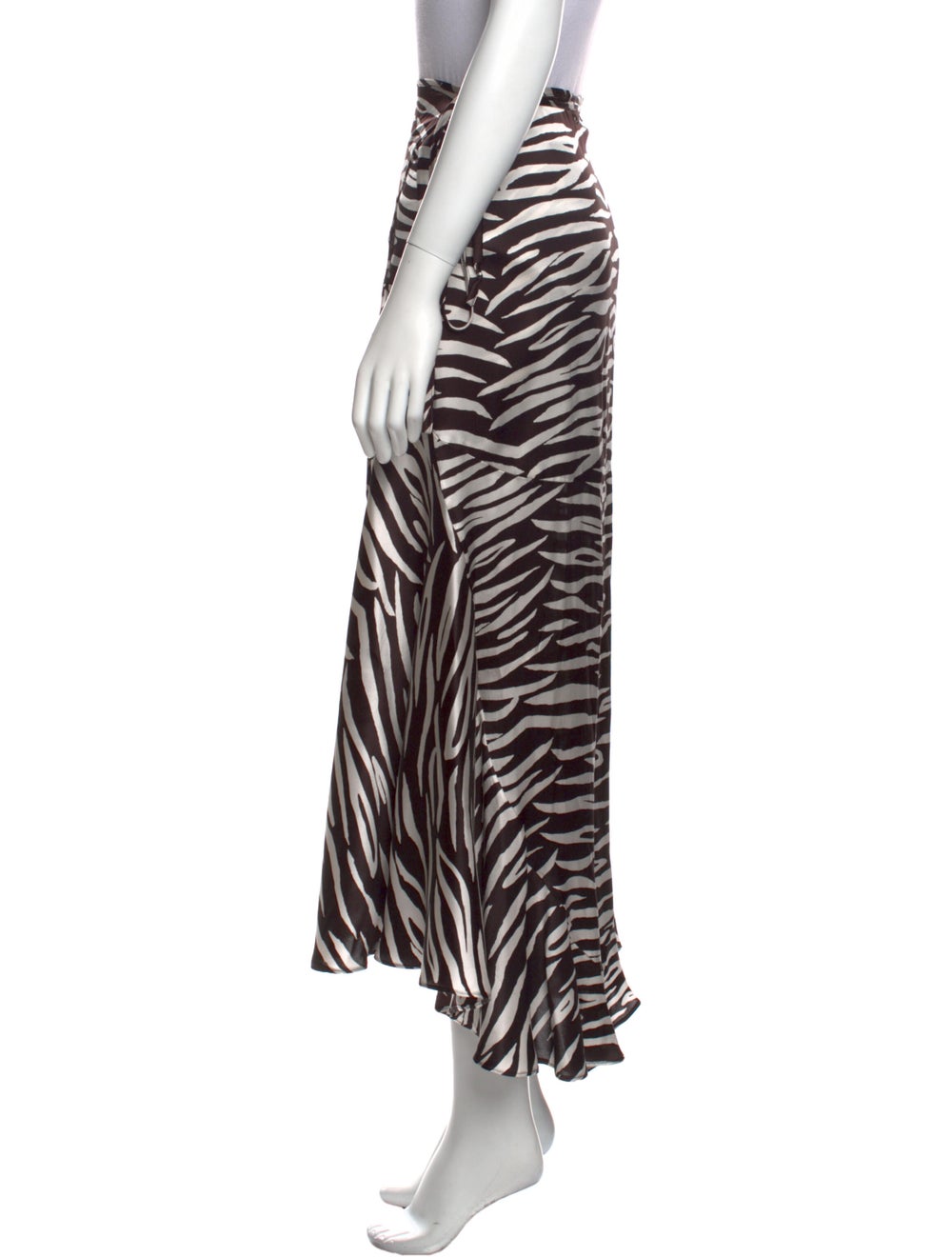 Ganni Silk Midi Length Skirt - image 2
