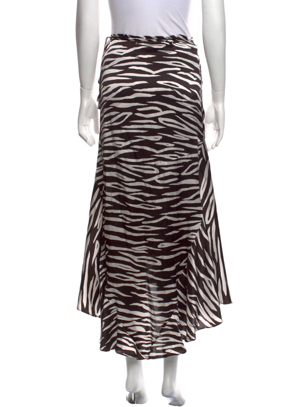 Ganni Silk Midi Length Skirt - image 3