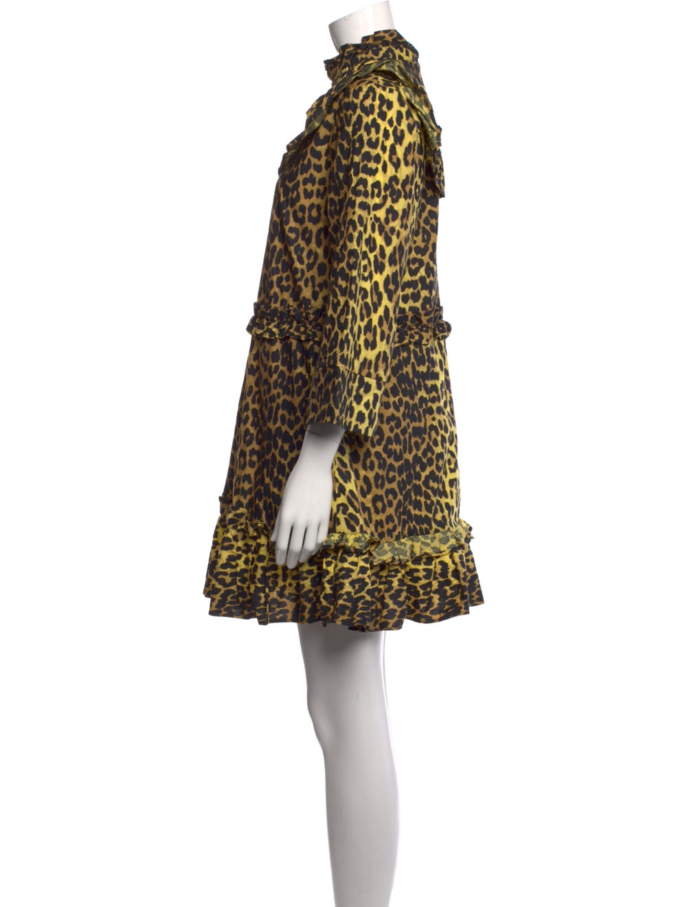 Ganni Animal Print Mini Dress - image 2