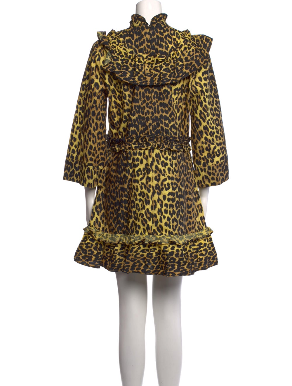 Ganni Animal Print Mini Dress - image 3