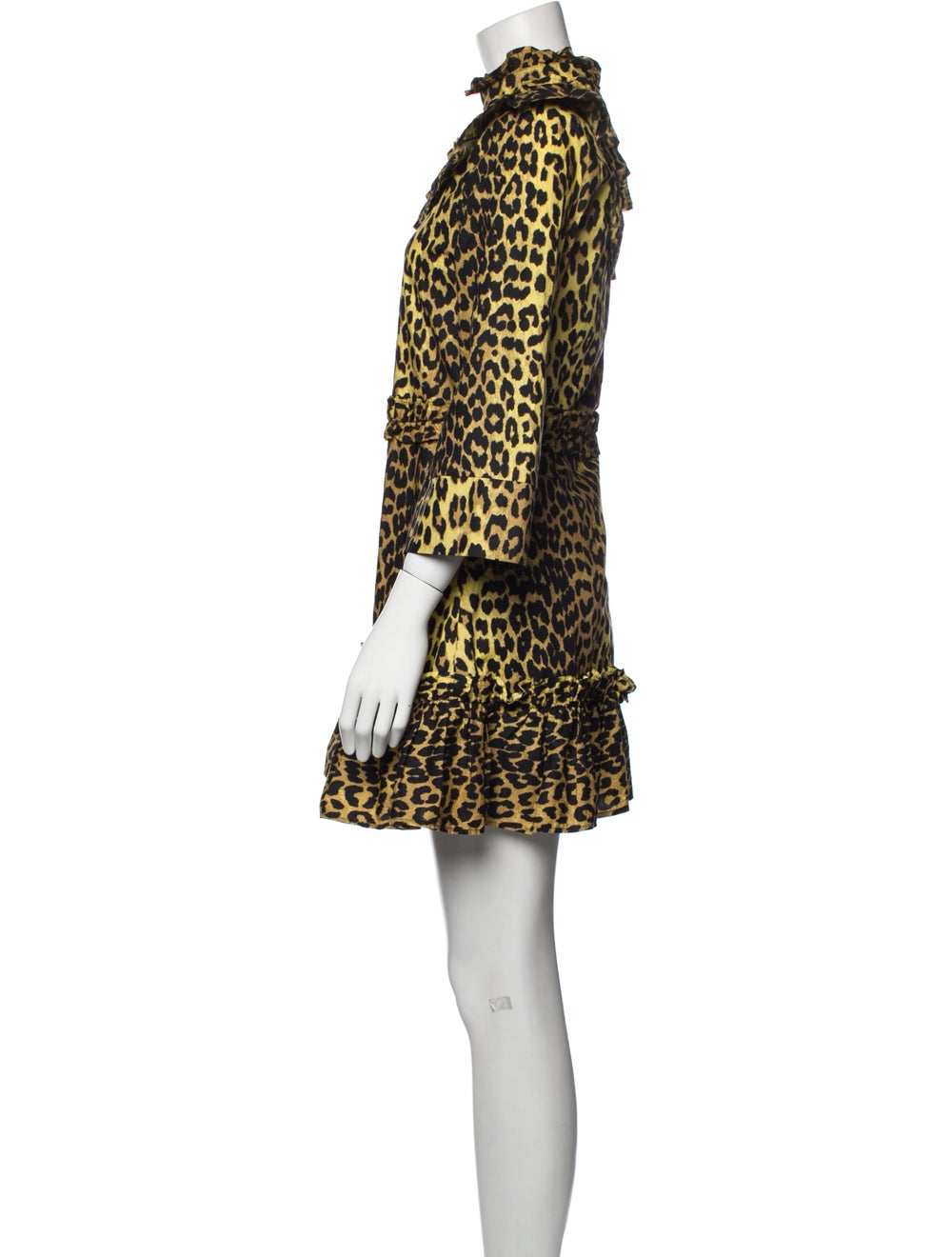 Ganni Animal Print Mini Dress - image 2