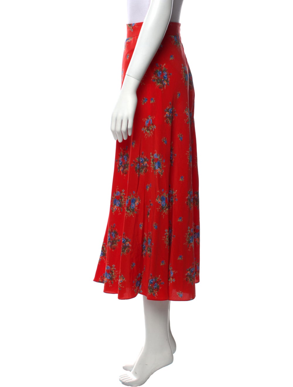 Ganni Silk Midi Length Skirt - image 2