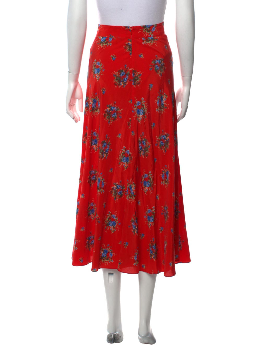 Ganni Silk Midi Length Skirt - image 3