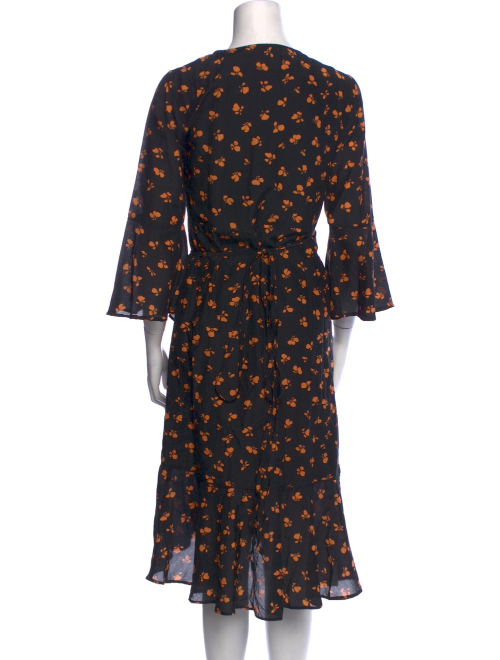 Ganni Floral Print Midi Length Dress - image 3