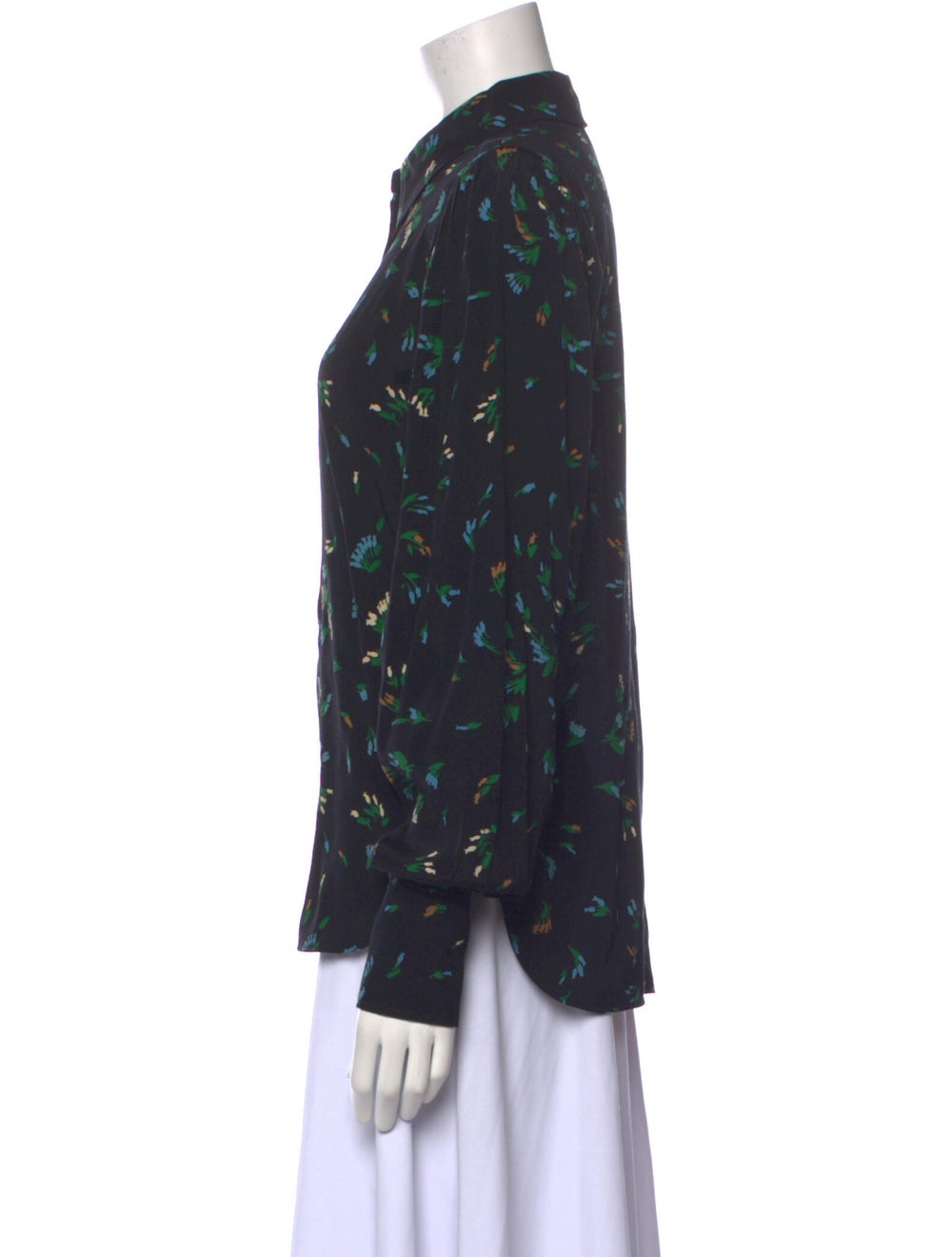 Ganni Printed Long Sleeve Blouse - image 2