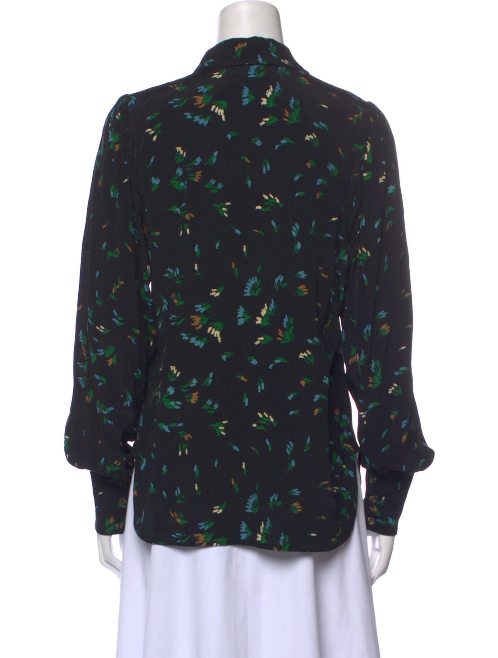 Ganni Printed Long Sleeve Blouse - image 3