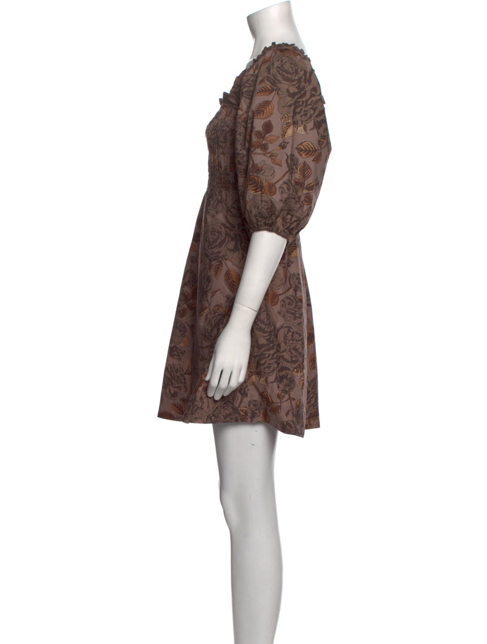 Ganni Floral Print Mini Dress - image 2