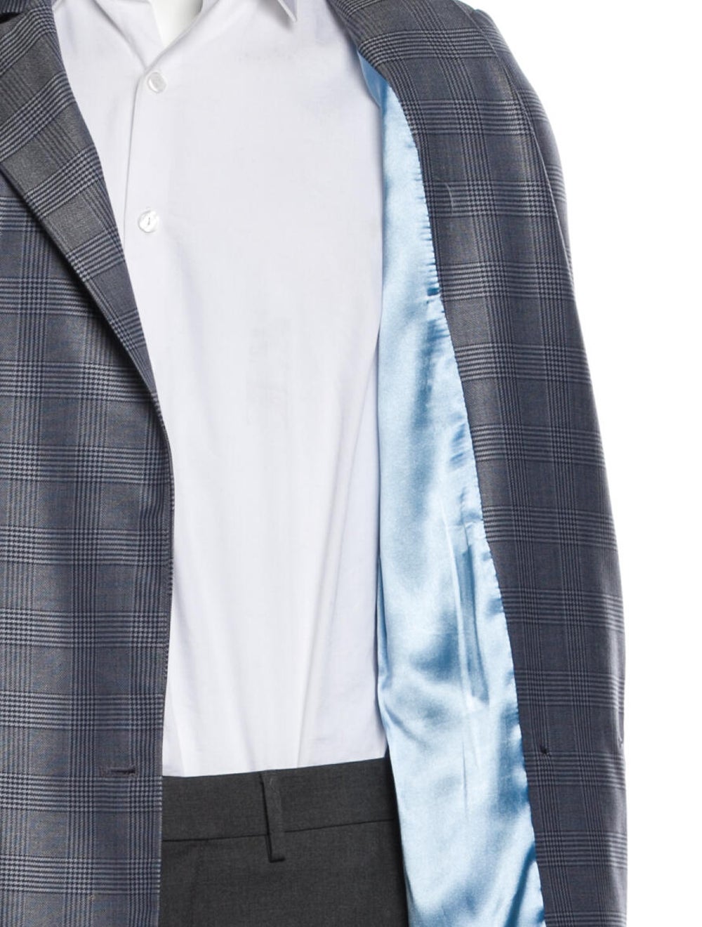 Ganni Plaid Print Blazer - image 4