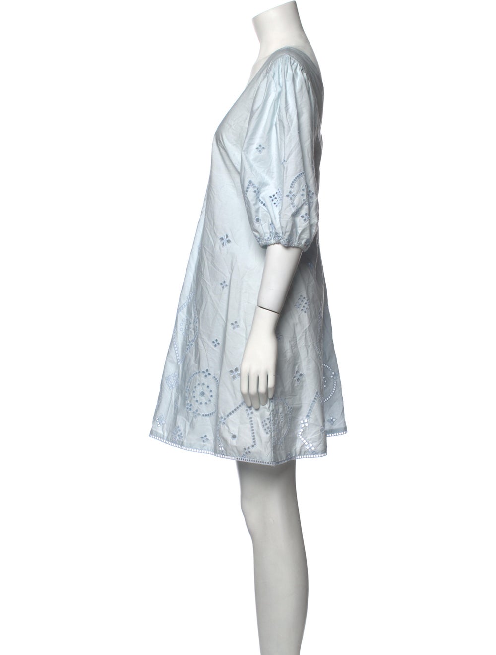 Ganni V-Neck Mini Dress - image 2