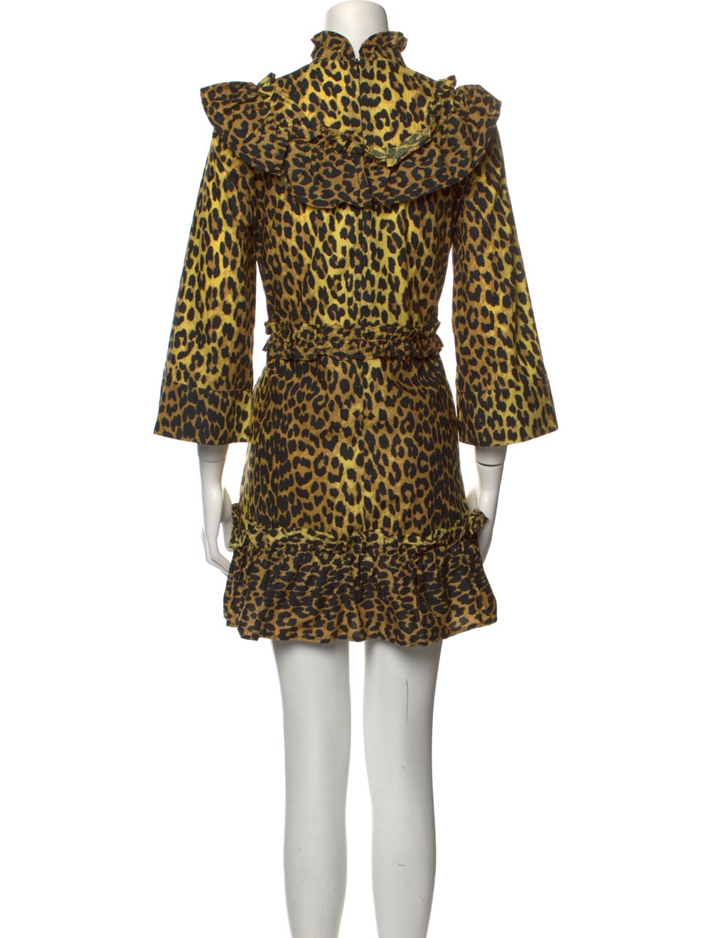 Ganni Animal Print Mini Dress - image 3