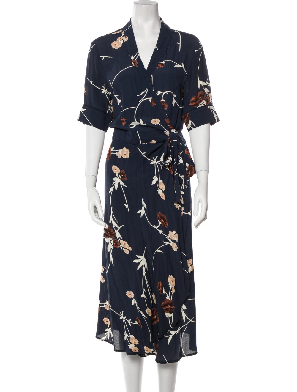 Ganni Floral Print Long Dress - image 1