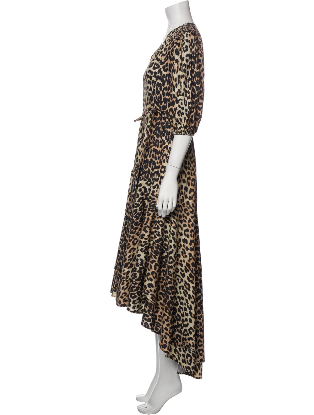 Ganni Animal Print Long Dress - image 2