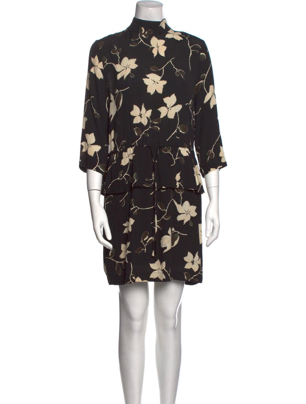 Ganni Floral Print Mini Dress - image 1