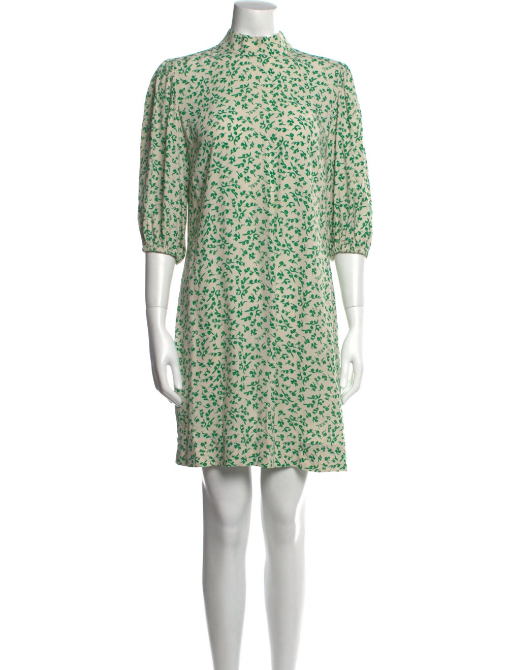 Ganni Floral Print Mini Dress - image 1