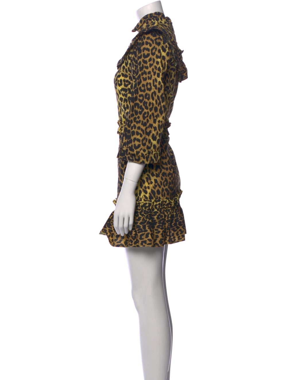 Ganni Animal Print Mini Dress - image 2