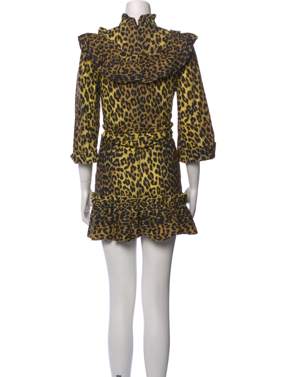 Ganni Animal Print Mini Dress - image 3
