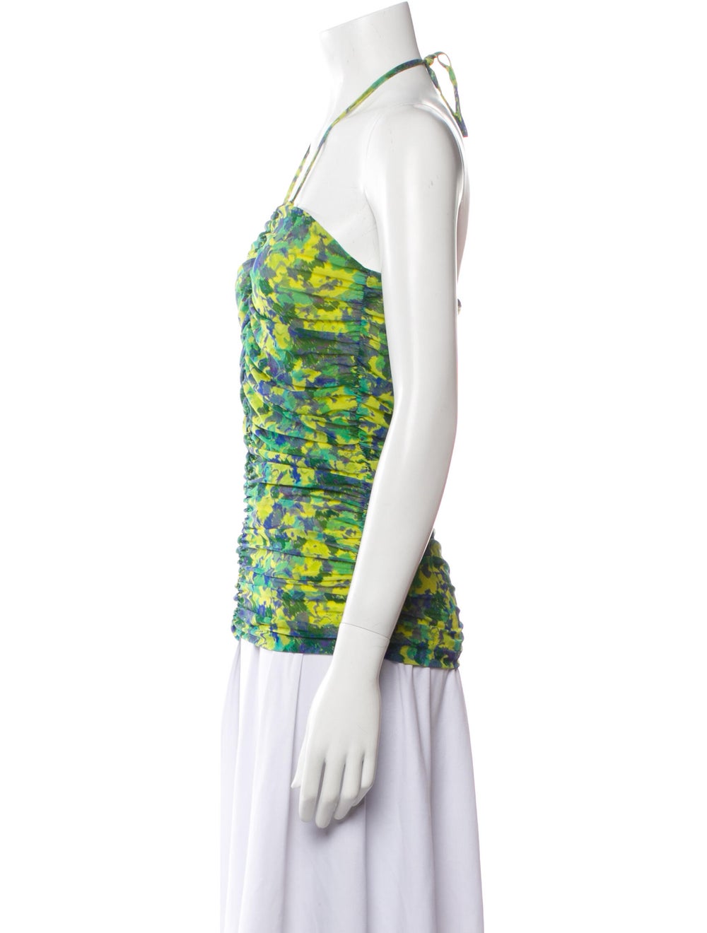 Ganni Printed Halterneck Top - image 2