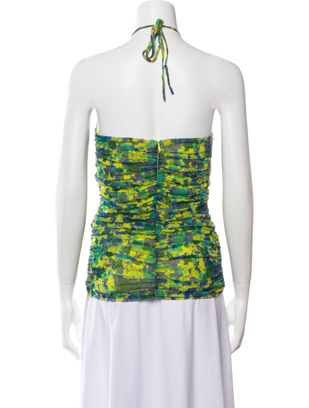 Ganni Printed Halterneck Top - image 3