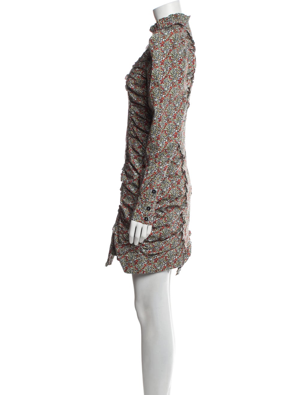 Ganni Floral Print Mini Dress - image 2