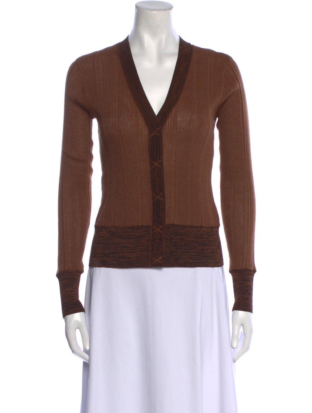 Ganni V-Neck Sweater - image 1