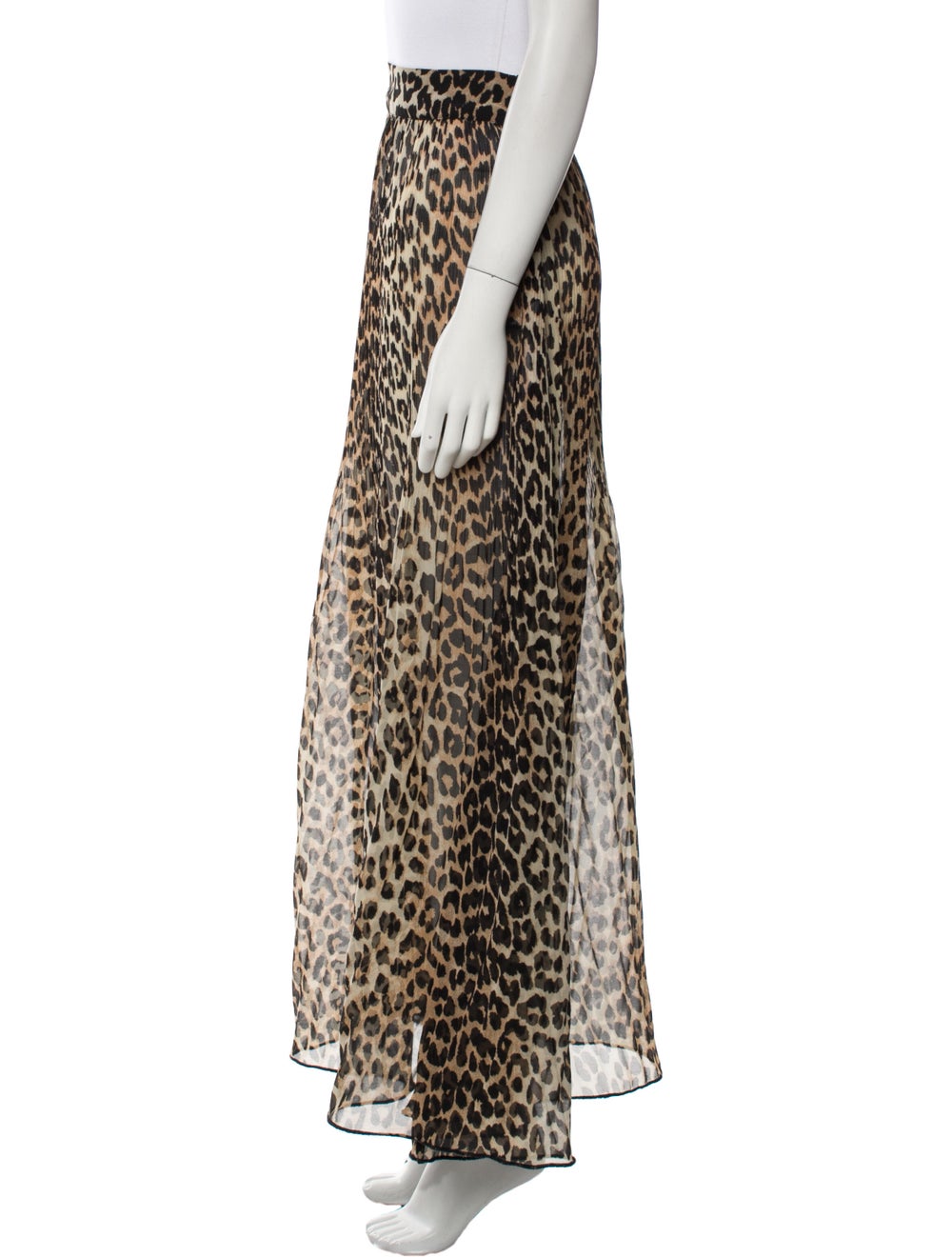 Ganni Animal Print Long Skirt - image 2
