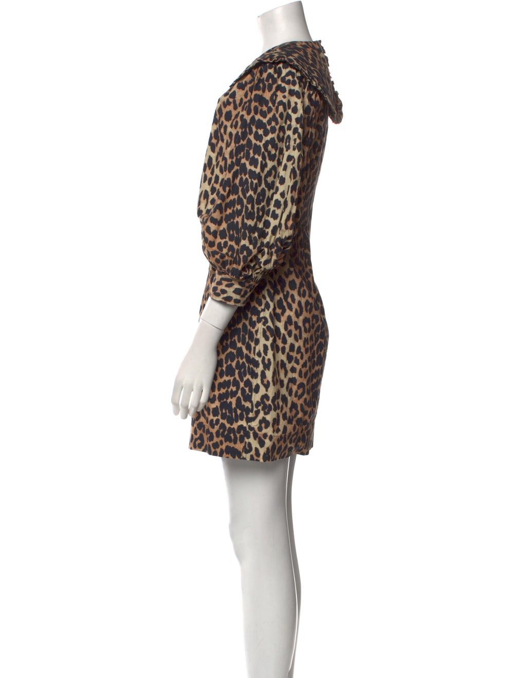 Ganni Animal Print Mini Dress - image 2