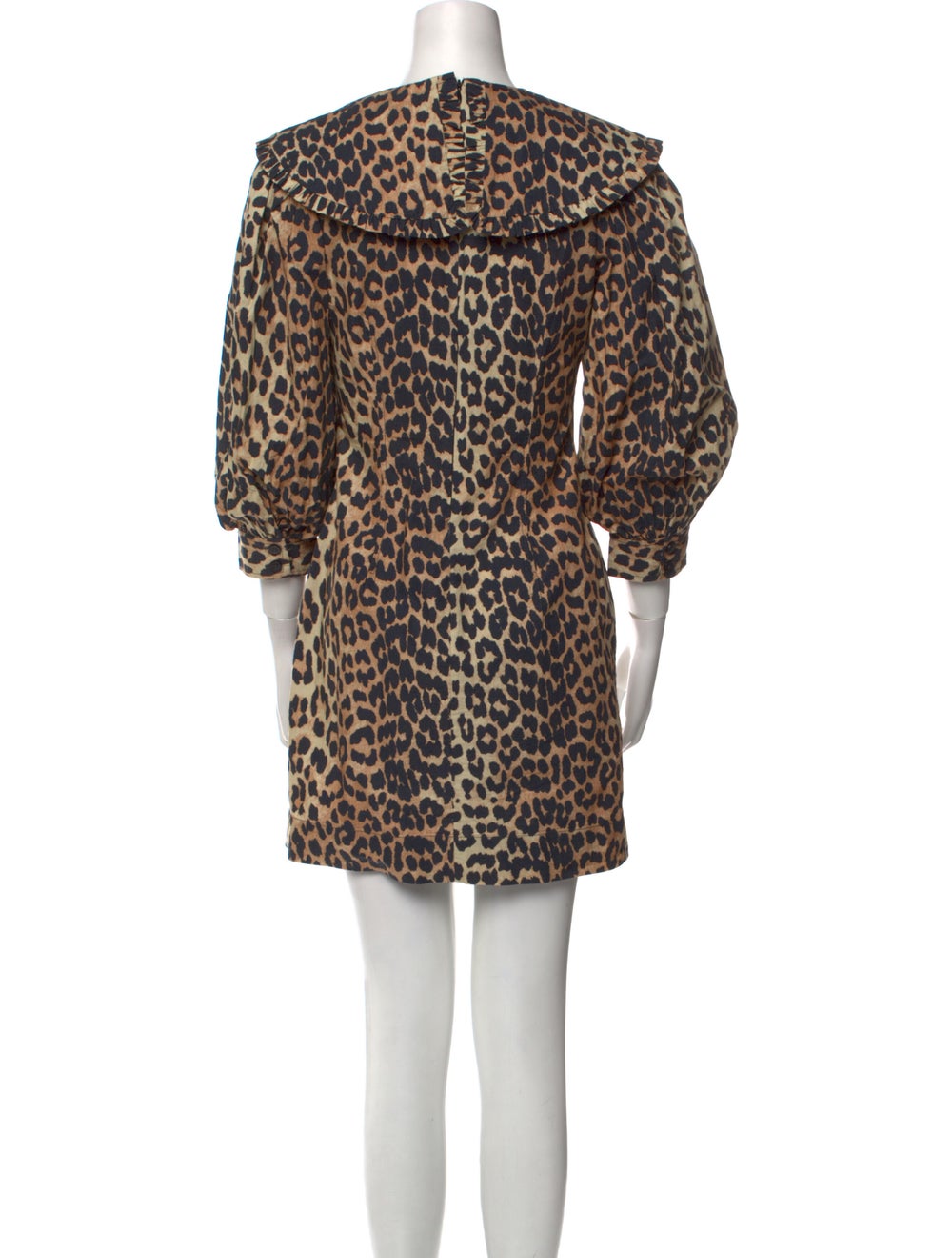 Ganni Animal Print Mini Dress - image 3
