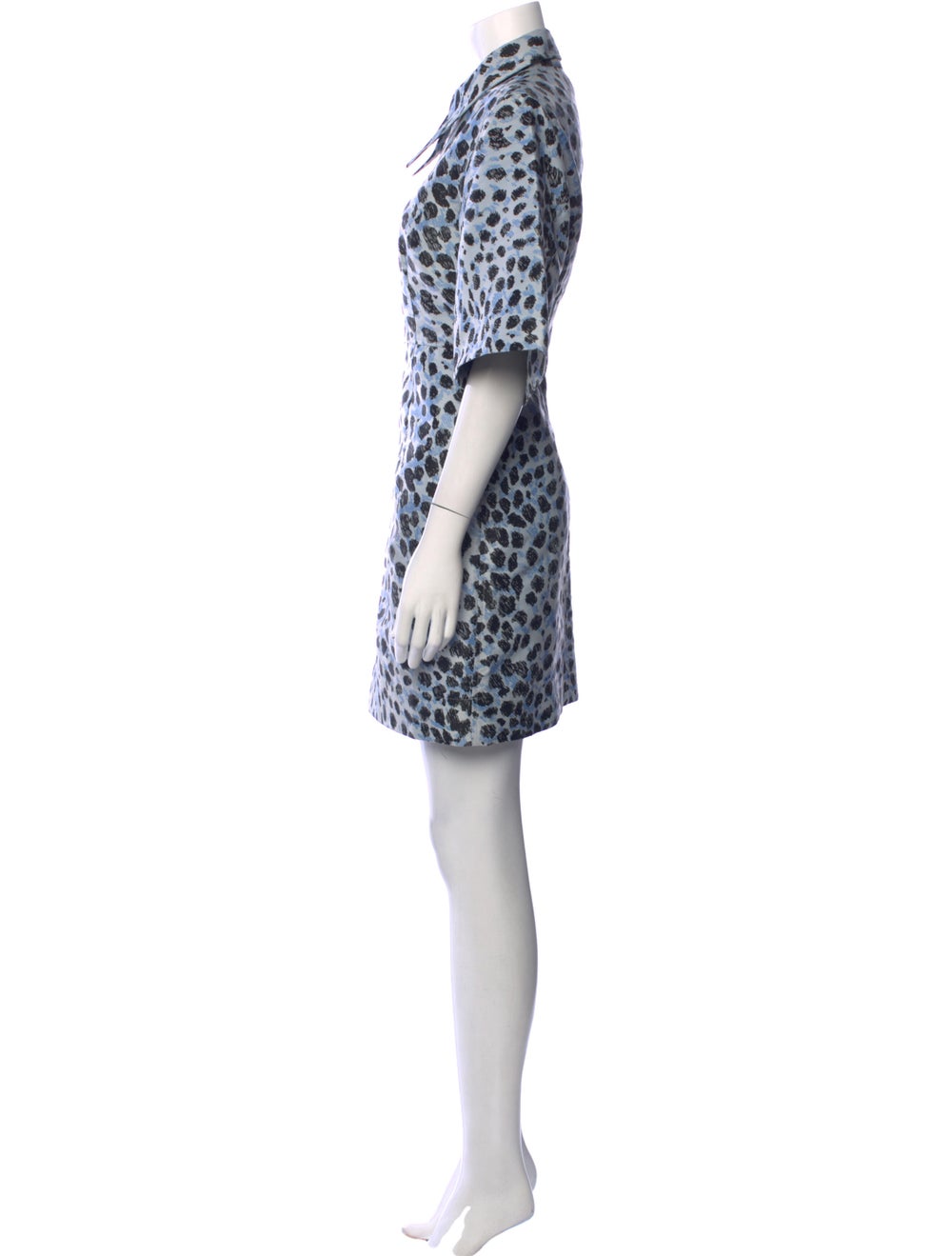 Ganni Animal Print Mini Dress - image 2