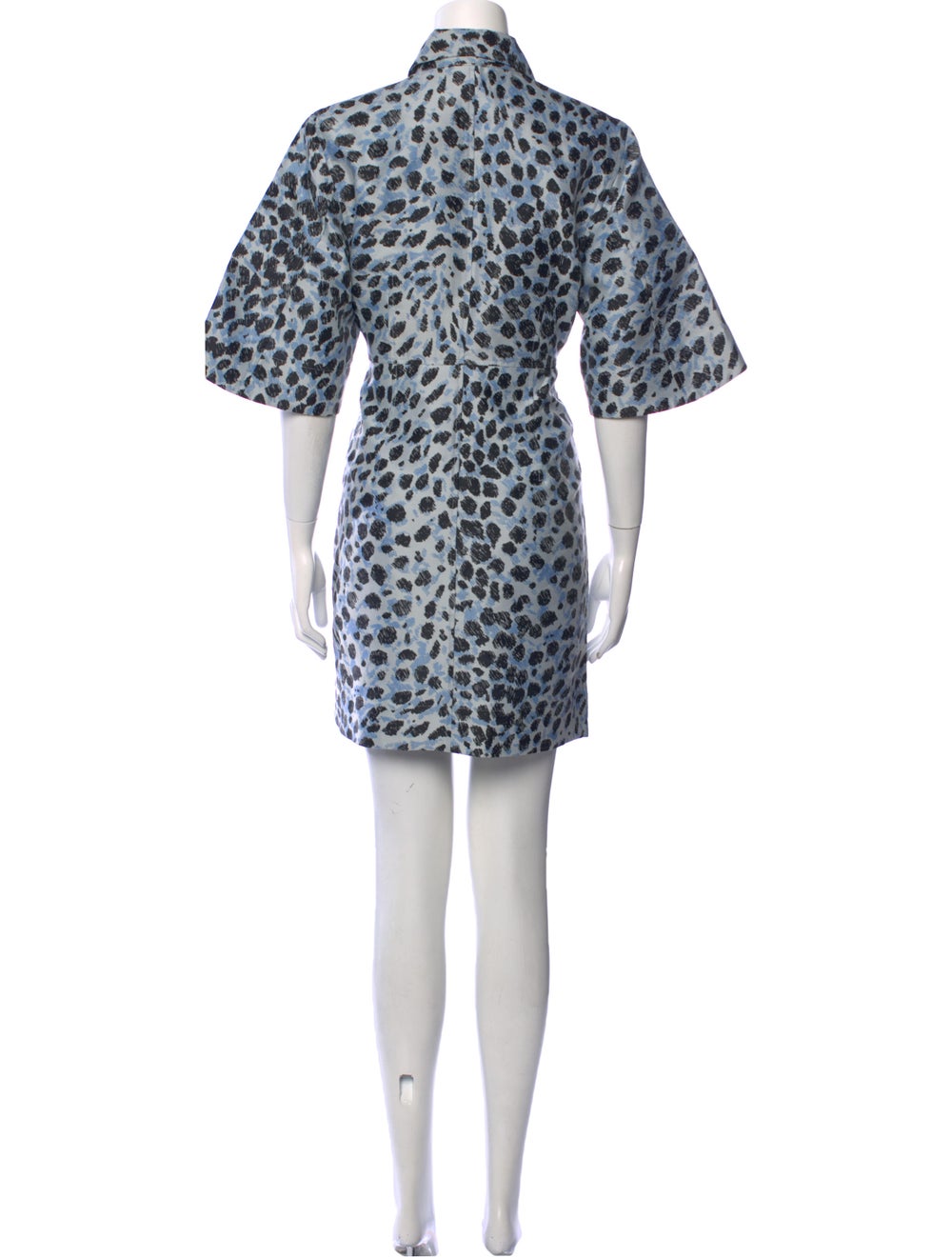 Ganni Animal Print Mini Dress - image 3