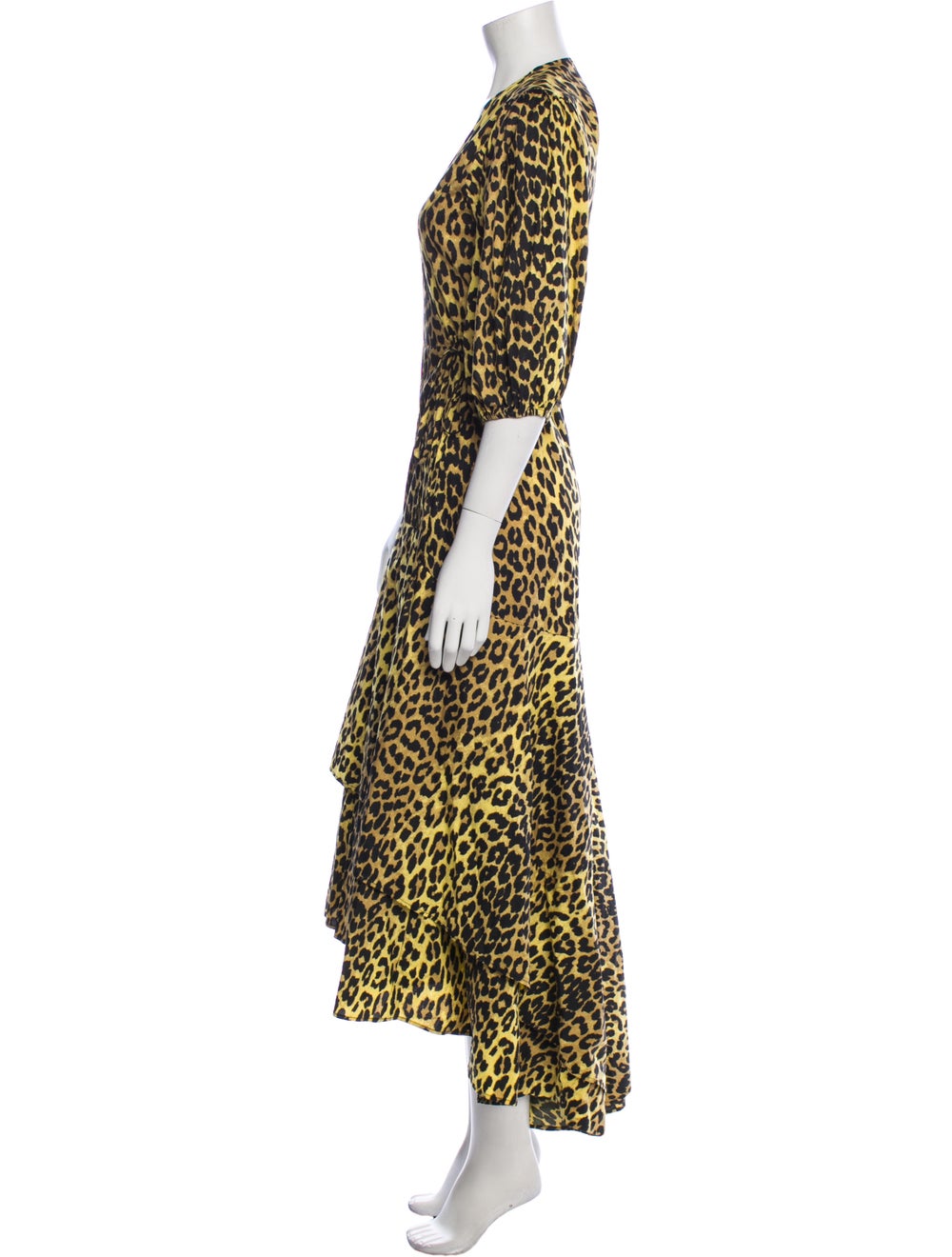 Ganni Animal Print Long Dress - image 2