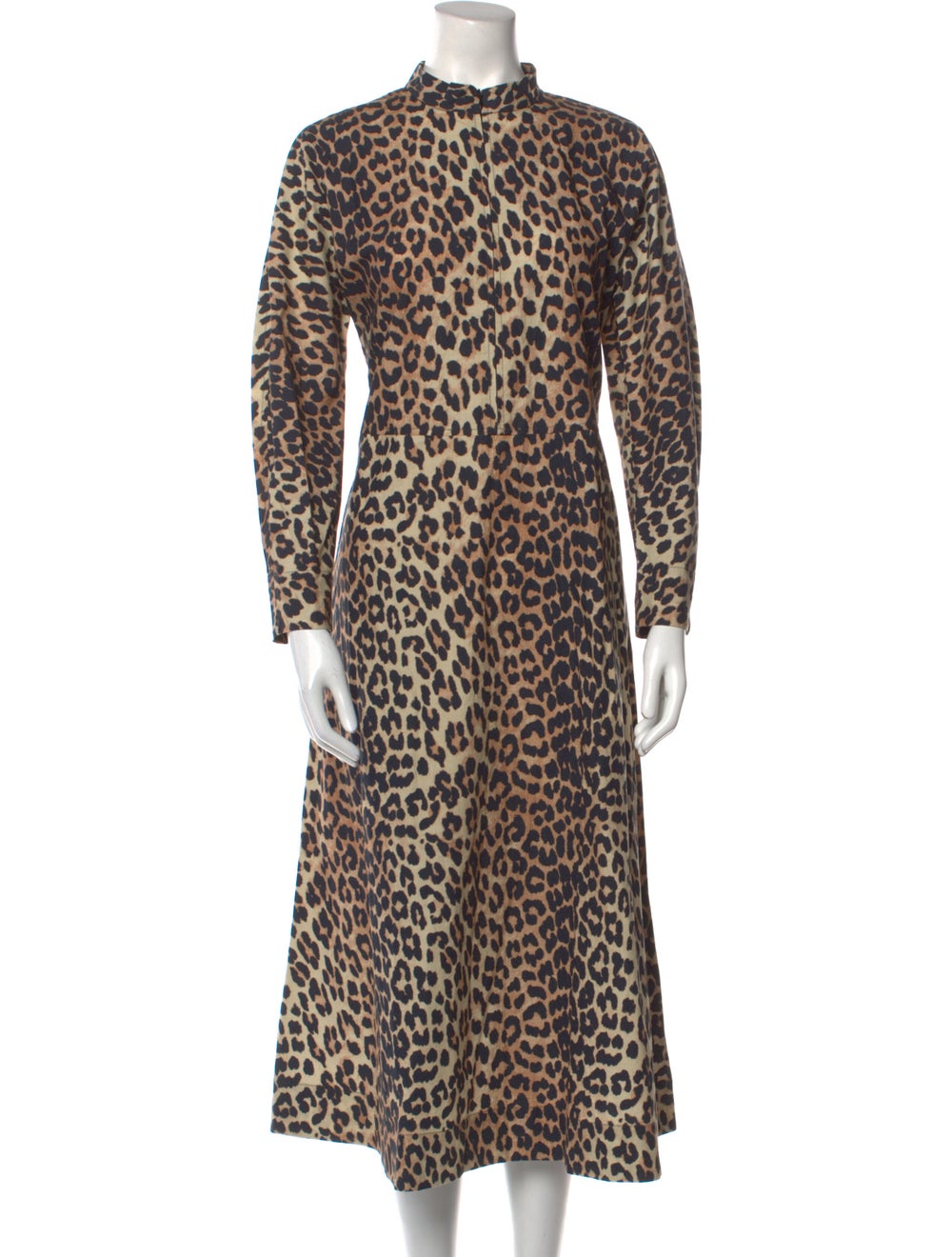 Ganni Animal Print Long Dress w/ Tags - image 1