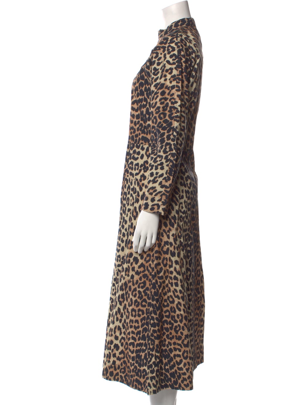 Ganni Animal Print Long Dress w/ Tags - image 2